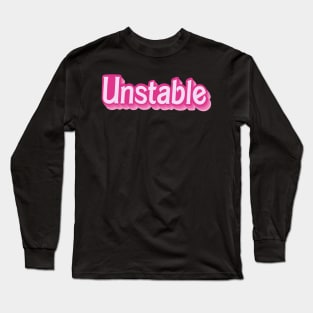 Unstable Barbie Pink Gradient Long Sleeve T-Shirt